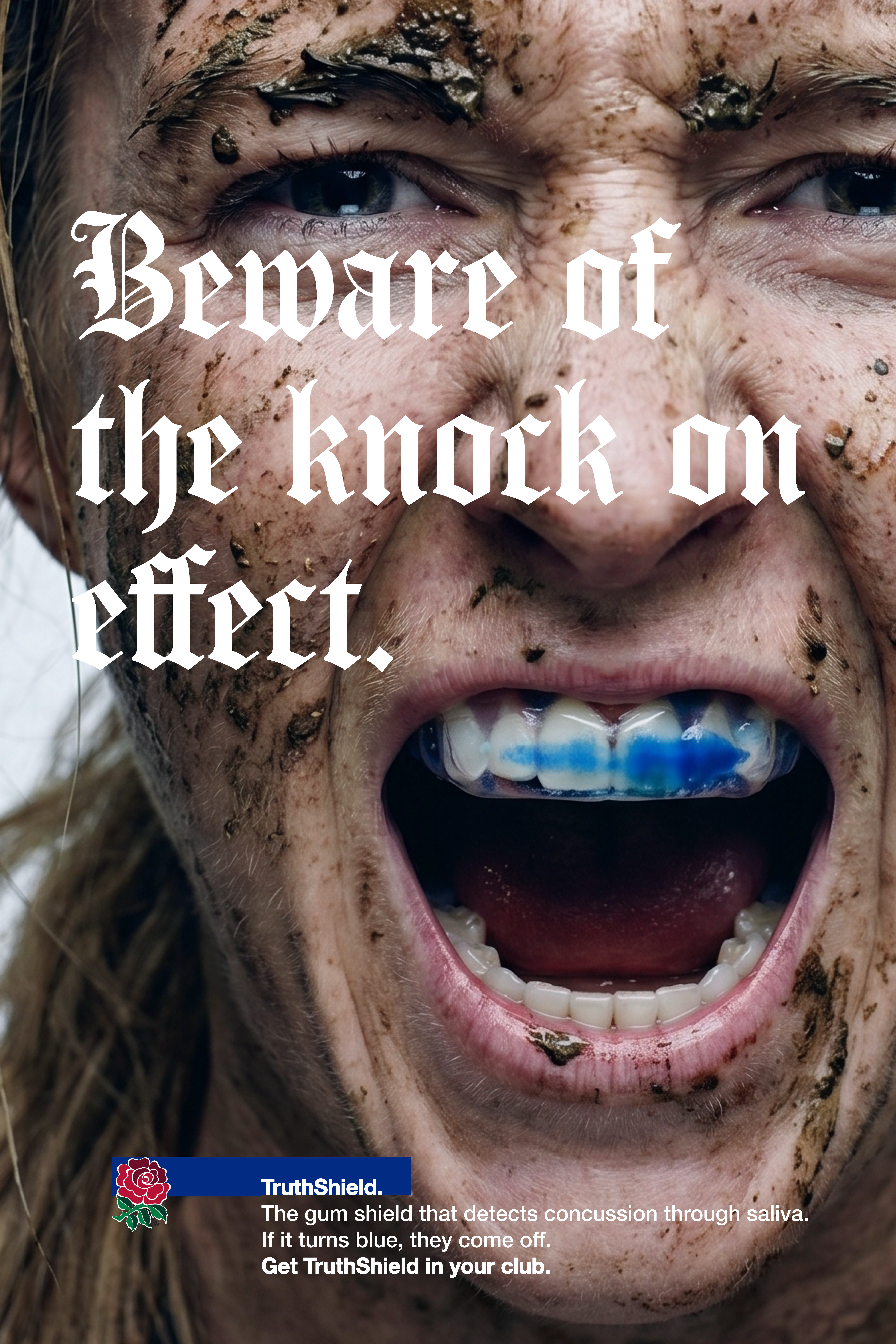 RFU TruthShield poster reading beware of the knock on effect.